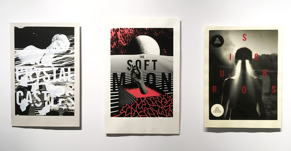 Non conforme UQAM Montreal Gig posters Sébastien Lépine