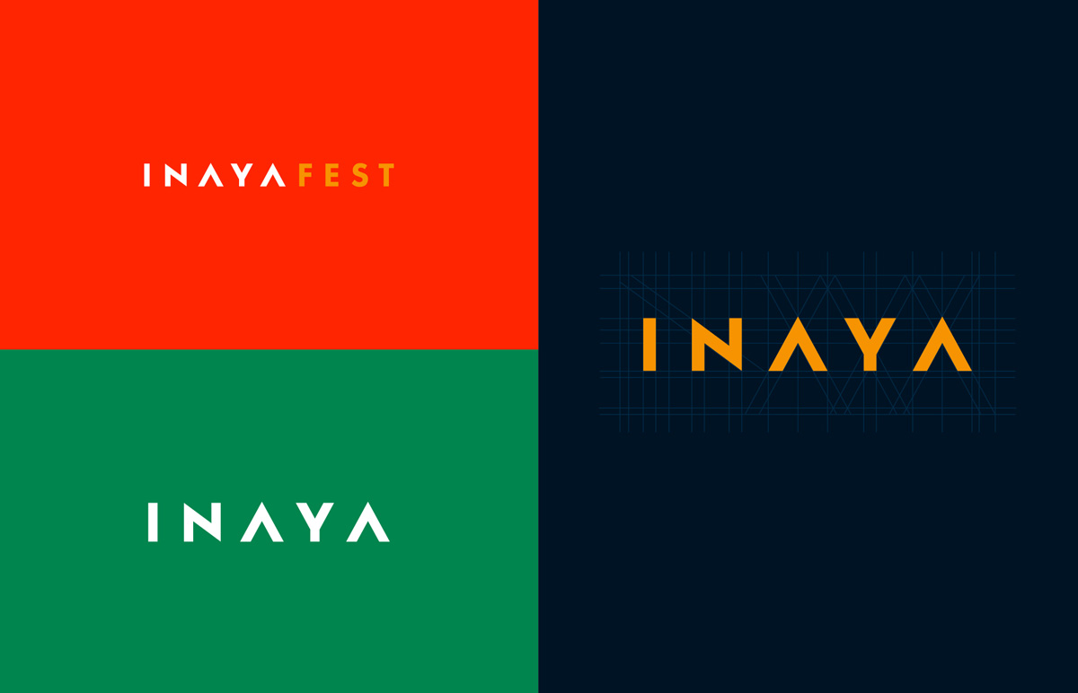 Inaya festival identite graphique