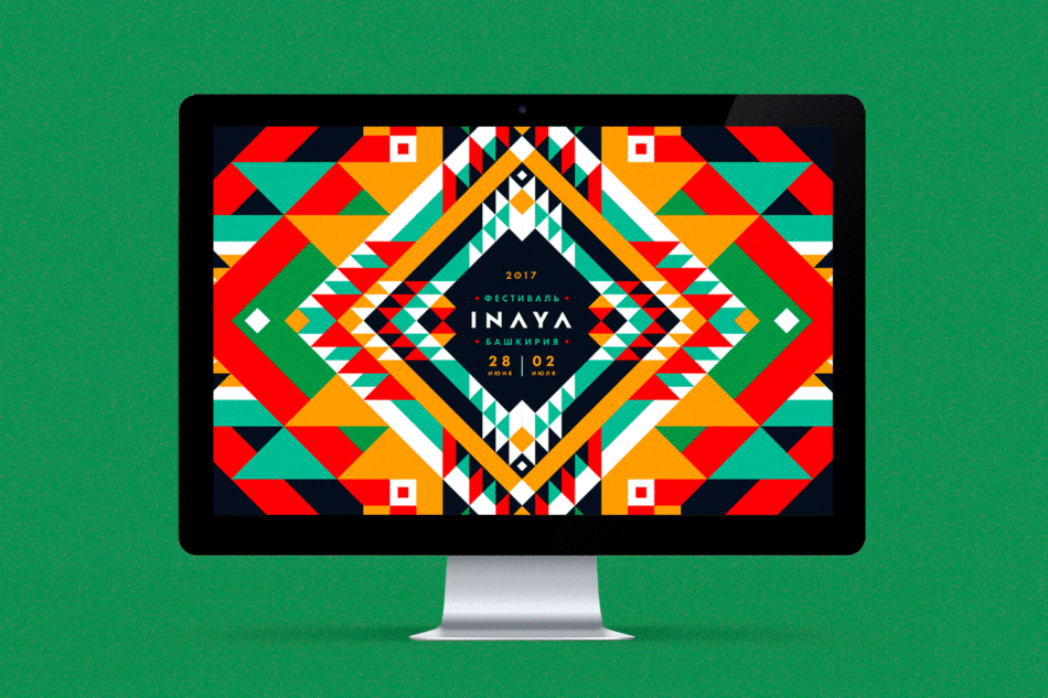 Inaya festival identite graphique