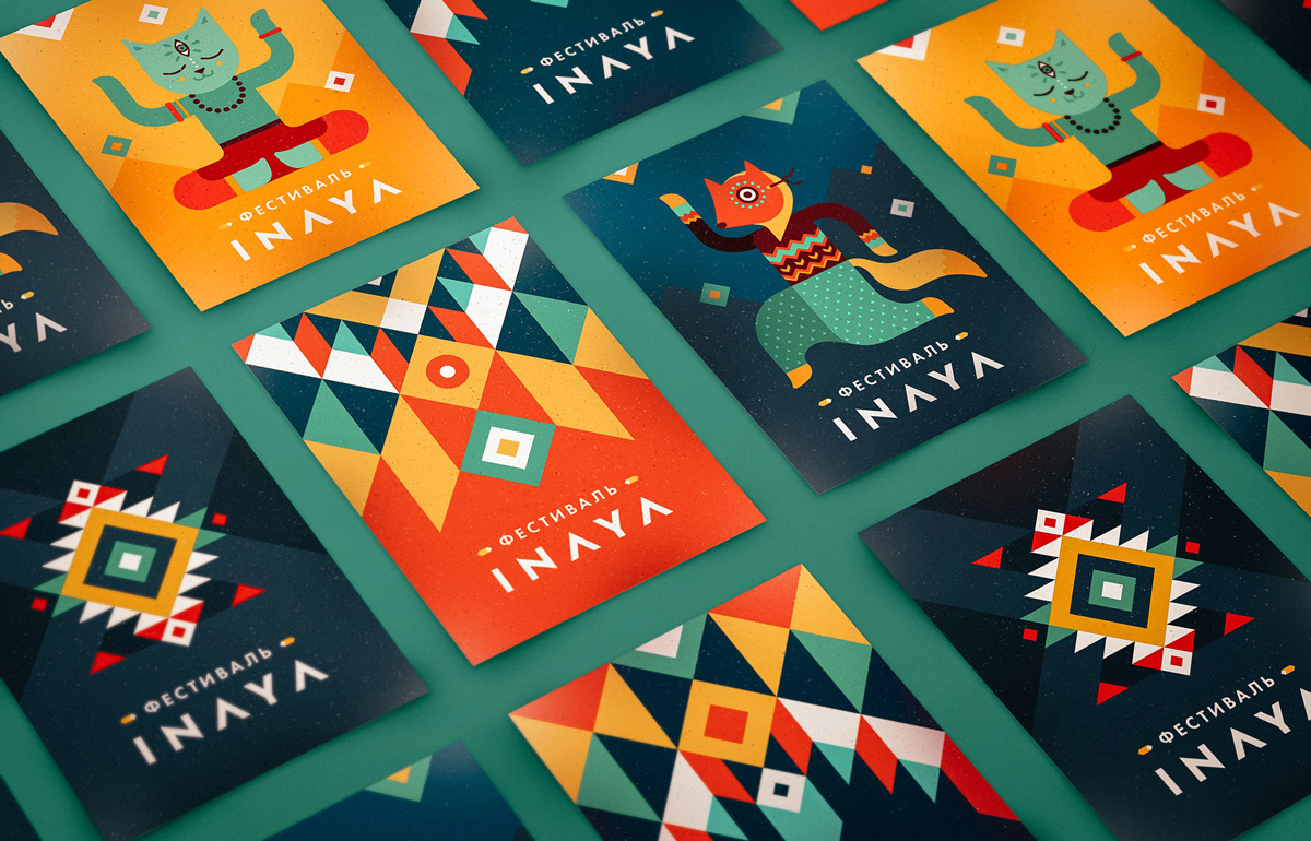 Inaya festival identite graphique