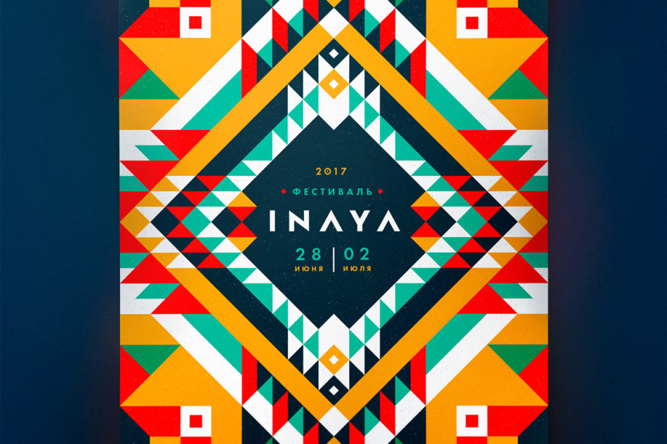 Inaya festival identite graphique